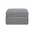 Dark Gray Oversized Accent Ottoman