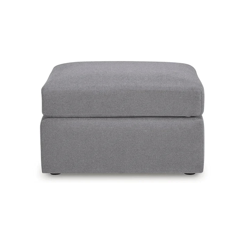 Dark Gray Oversized Accent Ottoman