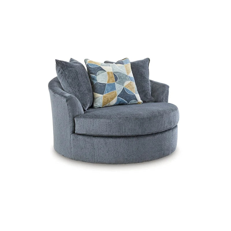Extra-Large Swivel Lounge Chair — Width 56 x Depth 55 x Height 35
