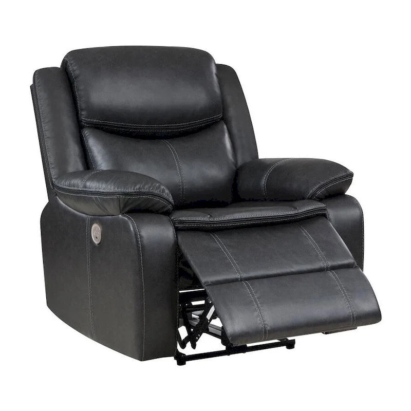 Dark Grey Power Recliner Chair