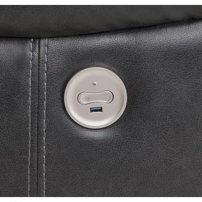 Dark Grey Power Recliner Chair