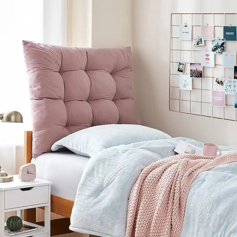 Single Tufted Pillow-Style Headboard — Multiple Colors Available