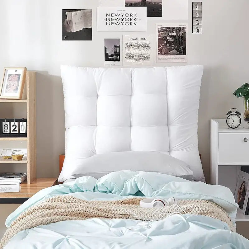 Single Tufted Pillow-Style Headboard — Multiple Colors Available