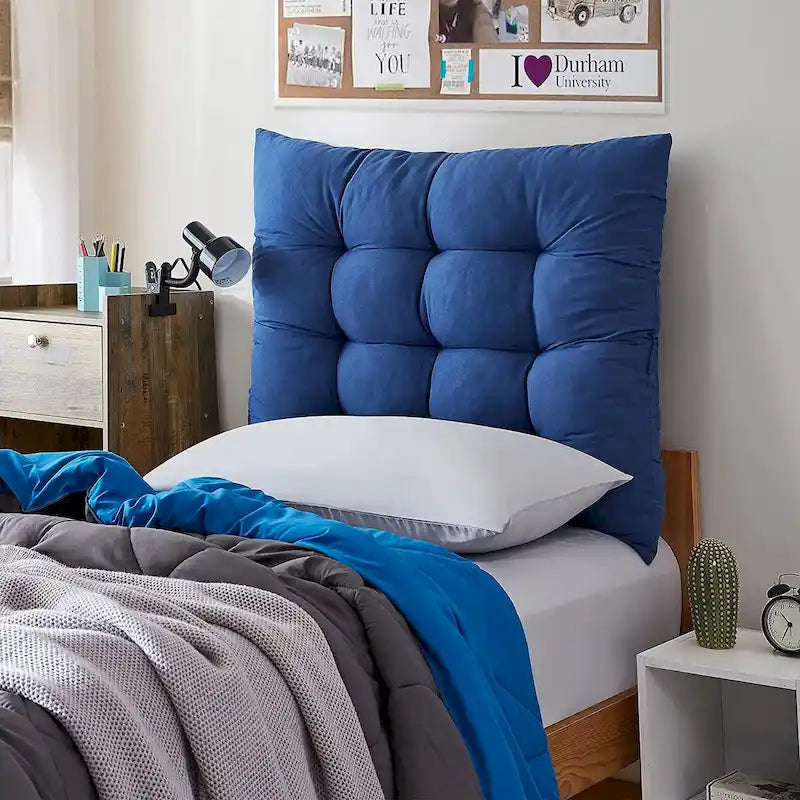 Single Tufted Pillow-Style Headboard — Multiple Colors Available