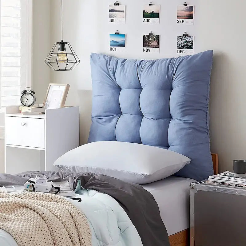 Single Tufted Pillow-Style Headboard — Multiple Colors Available