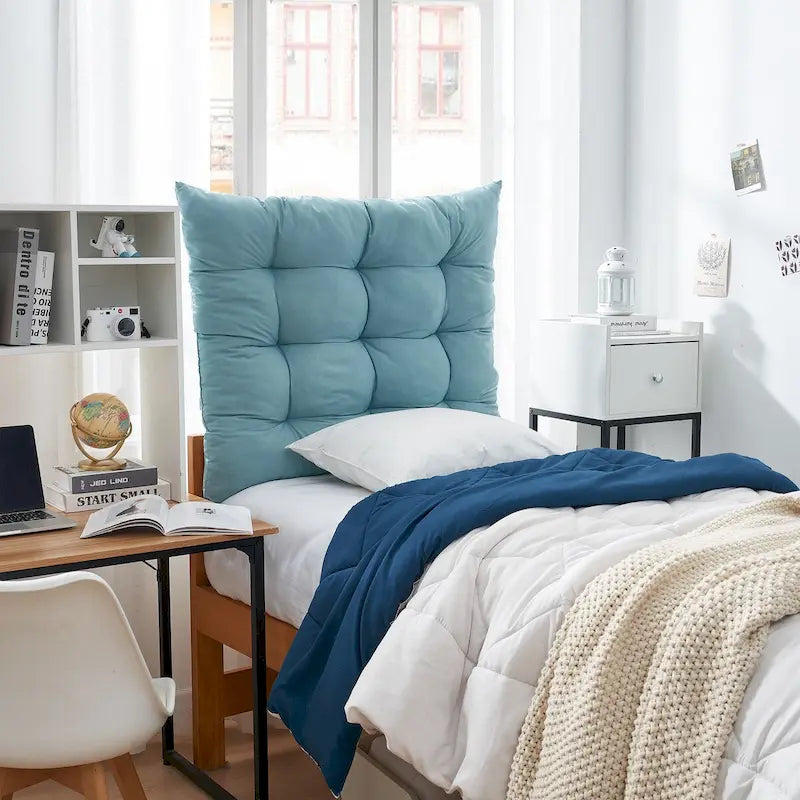 Single Tufted Pillow-Style Headboard — Multiple Colors Available